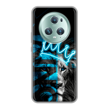 Силиконовый чехол на Huawei Honor Magic 5 Pro с принтом Король лев