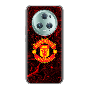 Силиконовый чехол на Huawei Honor Magic 5 Pro с принтом Manchester United
