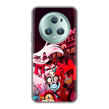 Силиконовый чехол на Huawei Honor Magic 5 Pro с принтом Hazbin Hotel Отель Хазбин Силиконовый чехол на Huawei Honor Magic 5 Pro с принтом Hazbin Hotel Отель Хазбин
