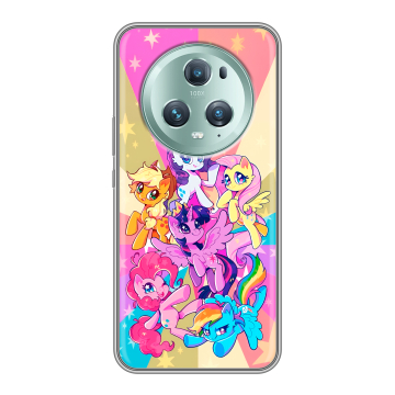 Силиконовый чехол на Huawei Honor Magic 5 Pro с принтом My little pony Дружба чудо
