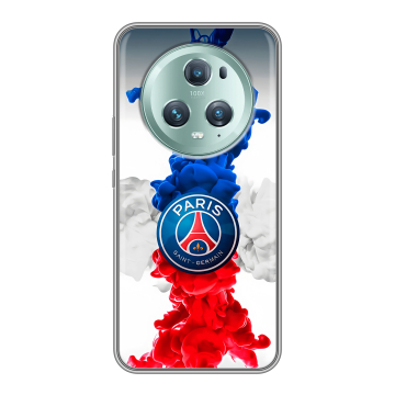 Силиконовый чехол на Huawei Honor Magic 5 Pro с принтом PSG ПСЖ