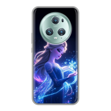 Силиконовый чехол на Huawei Honor Magic 5 Pro с принтом Холодное сердце Frozen Силиконовый чехол на Huawei Honor Magic 5 Pro с принтом Холодное сердце Frozen
