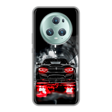 Силиконовый чехол на Huawei Honor Magic 5 Pro с принтом BMW БМВ