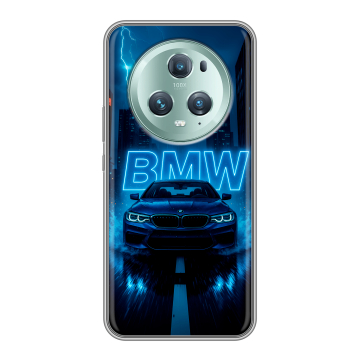 Силиконовый чехол на Huawei Honor Magic 5 Pro с принтом BMW БМВ