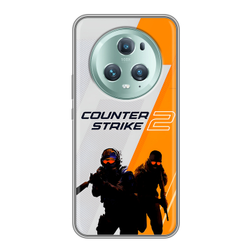 Силиконовый чехол на Huawei Honor Magic 5 Pro с принтом Counter Strike Силиконовый чехол на Huawei Honor Magic 5 Pro с принтом Counter Strike