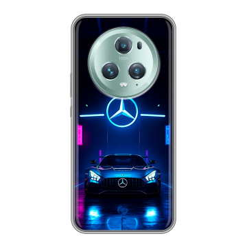 Силиконовый чехол на Huawei Honor Magic 5 Pro с принтом Mercedes Мерседес Силиконовый чехол на Huawei Honor Magic 5 Pro с принтом Mercedes Мерседес