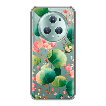 Силиконовый чехол на Huawei Honor Magic 5 Pro с принтом женский
