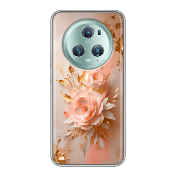 Силиконовый чехол на Huawei Honor Magic 5 Pro с принтом женский