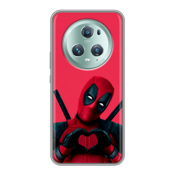Силиконовый чехол на Huawei Honor Magic 5 Pro с принтом Дедпул Deadpool Силиконовый чехол на Huawei Honor Magic 5 Pro с принтом Дедпул Deadpool