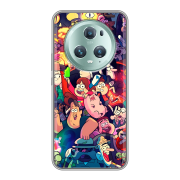 Силиконовый чехол на Huawei Honor Magic 5 Pro с принтом Gravity Falls Гравити Фолз Силиконовый чехол на Huawei Honor Magic 5 Pro с принтом Gravity Falls Гравити Фолз