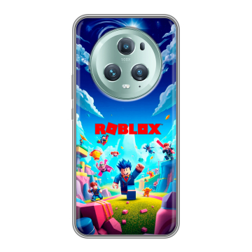 Силиконовый чехол на Huawei Honor Magic 5 Pro с принтом Roblox Роблокс Силиконовый чехол на Huawei Honor Magic 5 Pro с принтом Roblox Роблокс