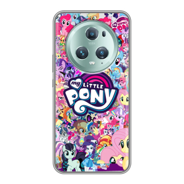 Силиконовый чехол на Huawei Honor Magic 5 Pro с принтом My little pony Дружба чудо Силиконовый чехол на Huawei Honor Magic 5 Pro с принтом My little pony Дружба чудо