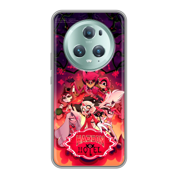 Силиконовый чехол на Huawei Honor Magic 5 Pro с принтом Hazbin Hotel Отель Хазбин Силиконовый чехол на Huawei Honor Magic 5 Pro с принтом Hazbin Hotel Отель Хазбин