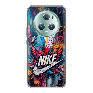 Силиконовый чехол на Huawei Honor Magic 5 Pro с принтом Nike Найк Силиконовый чехол на Huawei Honor Magic 5 Pro с принтом Nike Найк