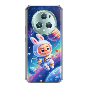 Силиконовый чехол на Huawei Honor Magic 5 Pro с принтом Labubu Лабубу Силиконовый чехол на Huawei Honor Magic 5 Pro с принтом Labubu Лабубу