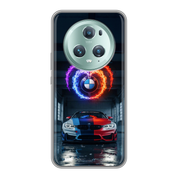 Силиконовый чехол на Huawei Honor Magic 5 Pro с принтом BMW БМВ Силиконовый чехол на Huawei Honor Magic 5 Pro с принтом BMW БМВ