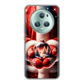 Силиконовый чехол на Huawei Honor Magic 5 Pro с принтом Новый год Силиконовый чехол на Huawei Honor Magic 5 Pro с принтом Новый год
