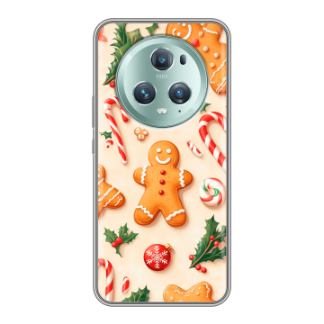 Силиконовый чехол на Huawei Honor Magic 5 Pro с принтом Новый год Силиконовый чехол на Huawei Honor Magic 5 Pro с принтом Новый год