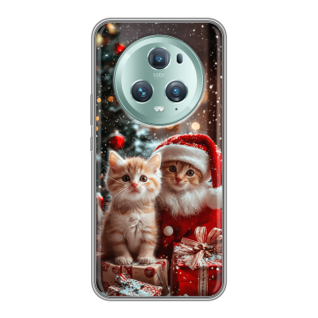 Силиконовый чехол на Huawei Honor Magic 5 Pro с принтом Новый год Силиконовый чехол на Huawei Honor Magic 5 Pro с принтом Новый год