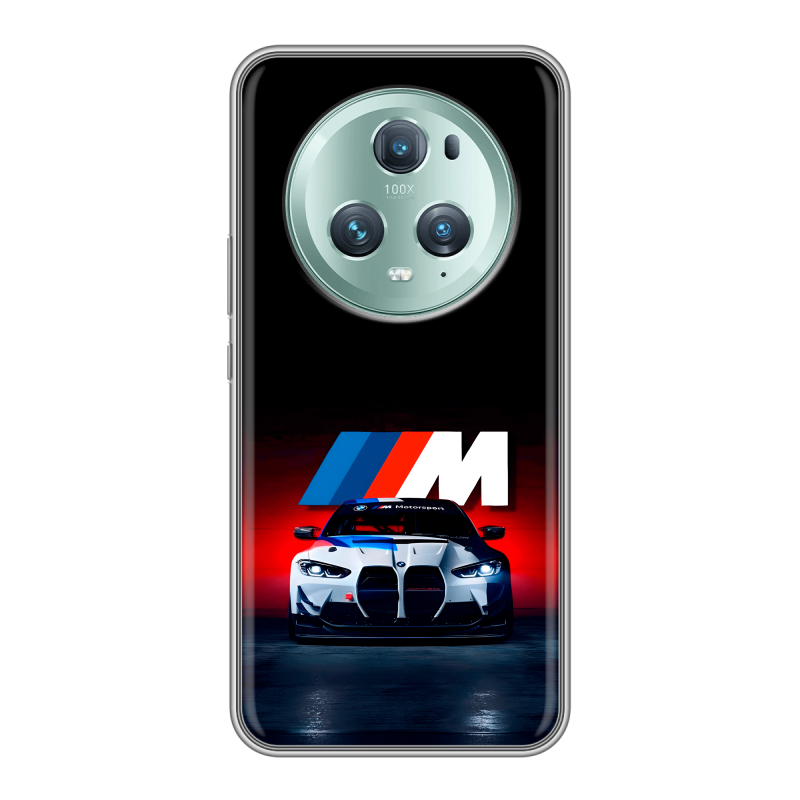 Силиконовый чехол на Huawei Honor Magic 5 Pro с принтом БМВ BMW Силиконовый чехол на Huawei Honor Magic 5 Pro с принтом БМВ BMW