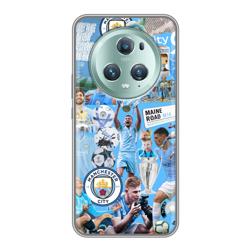 Силиконовый чехол на Huawei Honor Magic 5 Pro с принтом Man City Манчестер Сити Силиконовый чехол на Huawei Honor Magic 5 Pro с принтом Man City Манчестер Сити