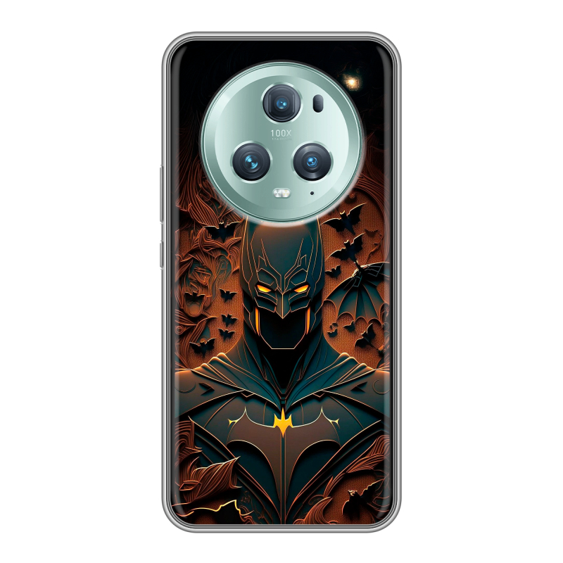Силиконовый чехол на Huawei Honor Magic 5 Pro с принтом Batman Бэтмен Силиконовый чехол на Huawei Honor Magic 5 Pro с принтом Batman Бэтмен