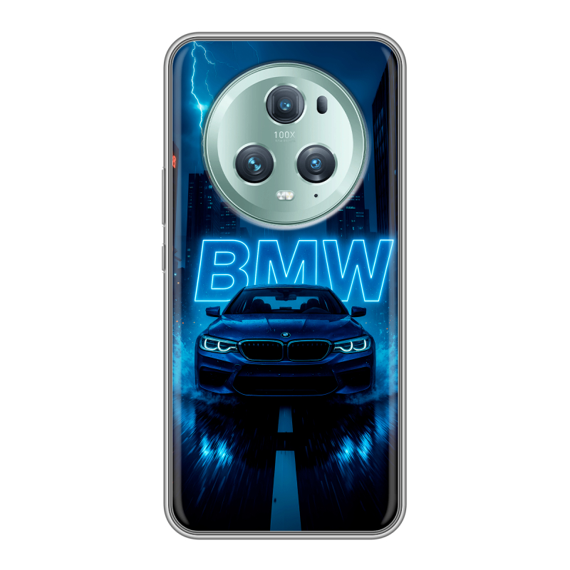 Силиконовый чехол на Huawei Honor Magic 5 Pro с принтом BMW БМВ Силиконовый чехол на Huawei Honor Magic 5 Pro с принтом BMW БМВ
