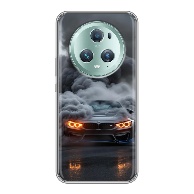 Силиконовый чехол на Huawei Honor Magic 5 Pro с принтом BMW БМВ Силиконовый чехол на Huawei Honor Magic 5 Pro с принтом BMW БМВ
