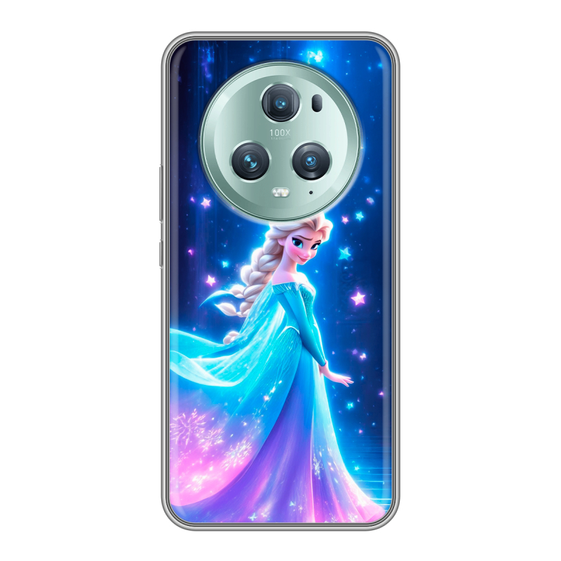 Силиконовый чехол на Huawei Honor Magic 5 Pro с принтом Холодное сердце Frozen Силиконовый чехол на Huawei Honor Magic 5 Pro с принтом Холодное сердце Frozen