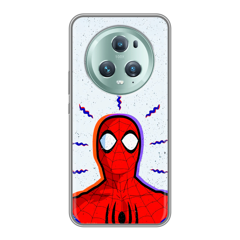 Силиконовый чехол на Huawei Honor Magic 5 Pro с принтом Spiderman Человек паук Силиконовый чехол на Huawei Honor Magic 5 Pro с принтом Spiderman Человек паук