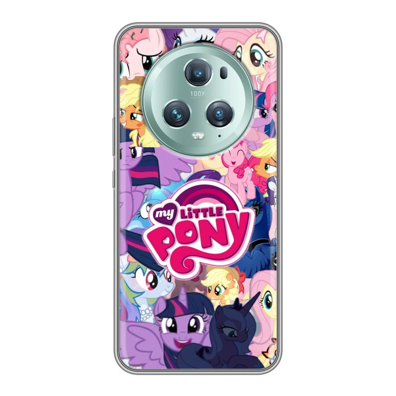 Силиконовый чехол на Huawei Honor Magic 5 Pro с принтом My little pony Дружба чудо Силиконовый чехол на Huawei Honor Magic 5 Pro с принтом My little pony Дружба чудо
