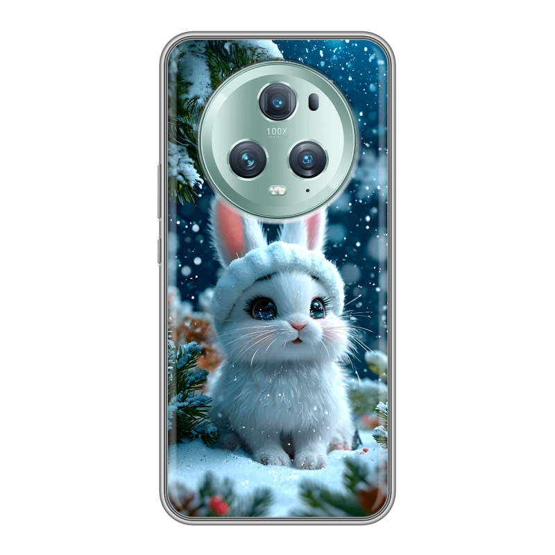 Силиконовый противоударный чехол на Huawei Honor Magic 5 Pro с принтом Новый год Силиконовый противоударный чехол на Huawei Honor Magic 5 Pro с принтом Новый год
