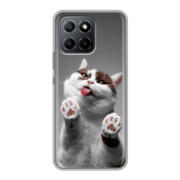 Силиконовый чехол на Huawei Honor 70 Lite 5G с принтом Коты Силиконовый чехол на Huawei Honor 70 Lite 5G с принтом Коты