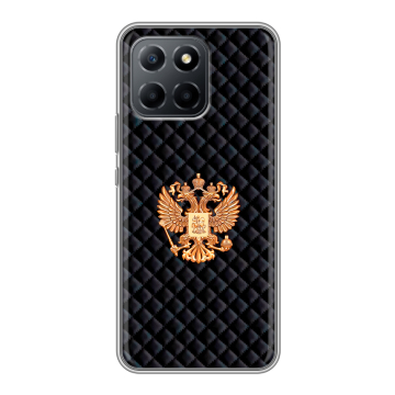 Силиконовый чехол на Huawei Honor 70 Lite 5G с принтом Герб России принт