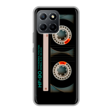 Силиконовый чехол на Huawei Honor 70 Lite 5G с принтом Кассета