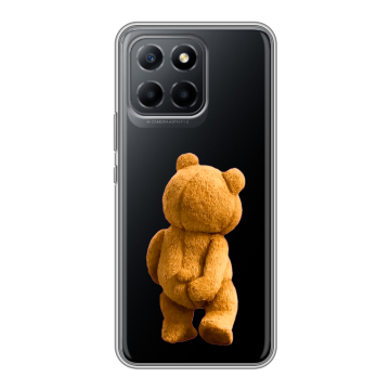 Силиконовый чехол на Huawei Honor 70 Lite 5G с принтом Медведь