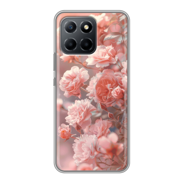 Силиконовый чехол на Huawei Honor 70 Lite 5G с принтом Розовые розы
