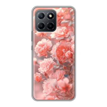 Силиконовый чехол на Huawei Honor 70 Lite 5G с принтом Розы цветы