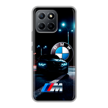 Силиконовый чехол на Huawei Honor 70 Lite 5G с принтом БМВ BMW Силиконовый чехол на Huawei Honor 70 Lite 5G с принтом БМВ BMW