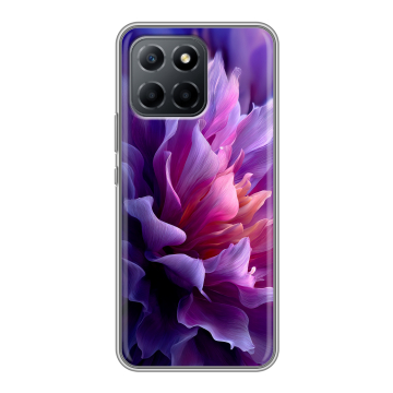 Силиконовый чехол на Huawei Honor 70 Lite 5G с принтом женский цветы