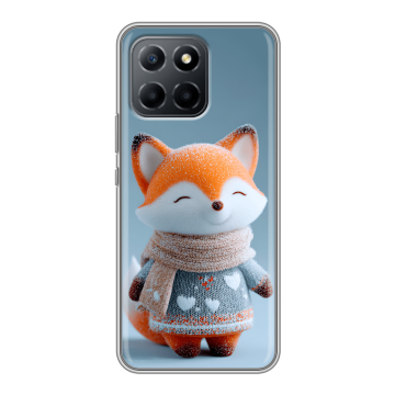 Силиконовый чехол на Huawei Honor 70 Lite 5G с принтом Лиса
