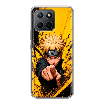 Силиконовый чехол на Huawei Honor 70 Lite 5G с принтом Naruto Наруто