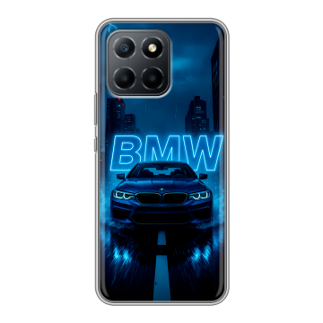 Силиконовый чехол на Huawei Honor 70 Lite 5G с принтом BMW БМВ