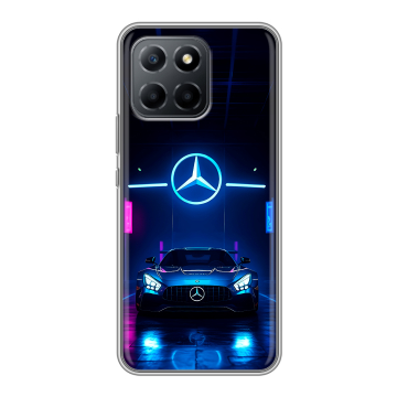 Силиконовый чехол на Huawei Honor 70 Lite 5G с принтом Mercedes Мерседес