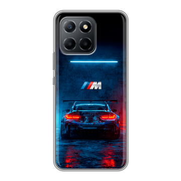 Силиконовый чехол на Huawei Honor 70 Lite 5G с принтом BMW БМВ