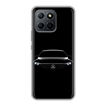 Силиконовый чехол на Huawei Honor 70 Lite 5G с принтом Mercedes Мерседес