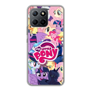 Силиконовый чехол на Huawei Honor 70 Lite 5G с принтом My little pony Дружба чудо Силиконовый чехол на Huawei Honor 70 Lite 5G с принтом My little pony Дружба чудо