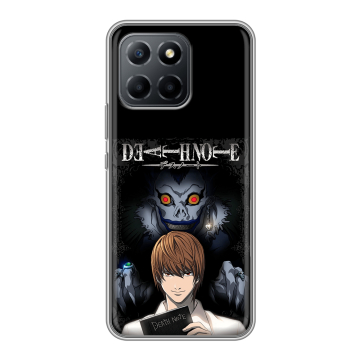 Силиконовый чехол на Huawei Honor 70 Lite 5G с принтом Death note Тетрадь смерти Силиконовый чехол на Huawei Honor 70 Lite 5G с принтом Death note Тетрадь смерти