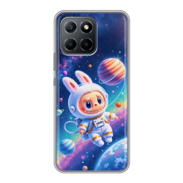 Силиконовый чехол на Huawei Honor 70 Lite 5G с принтом Labubu Лабубу