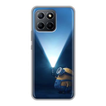 Силиконовый чехол на Huawei Honor 70 Lite 5G с принтом Миньоны
